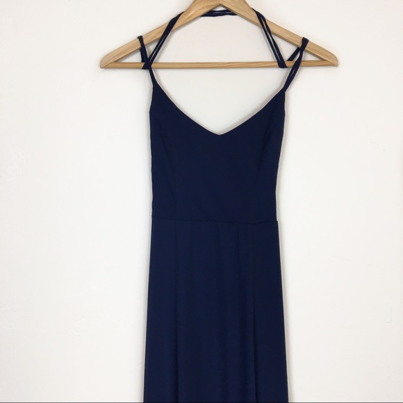 Show Me Your Mumu | Godshaw Goddess Rich Navy Crisp Bridal Dress - Picture 4 of 10